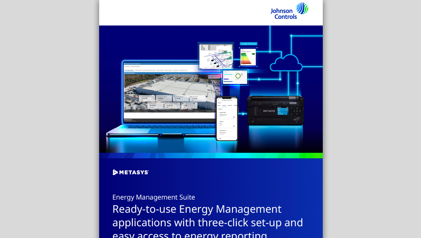 Jci Metasys Rtr Metasys-systeem voor gebouwautomatisering | Johnson Controls